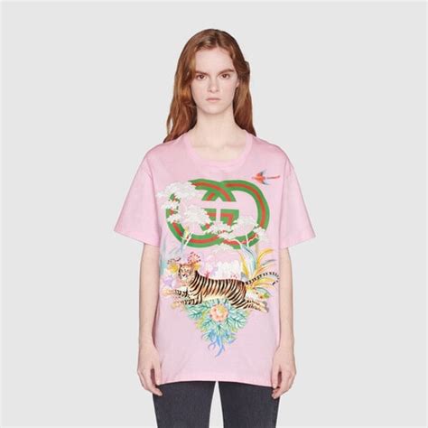 gucci tiger interlocking g t-shirt|Gucci Interlocking G Logo Loved Tiger T.